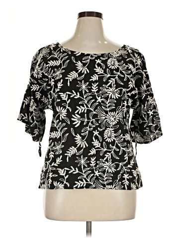 By Anthropologie Short Sleeve Blouse (view 1)