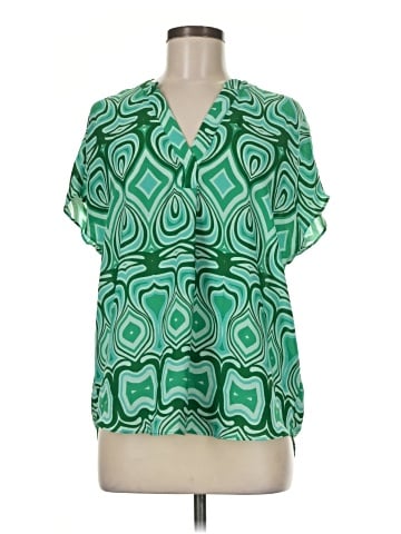 Jones New York Short Sleeve Blouse (view 1)