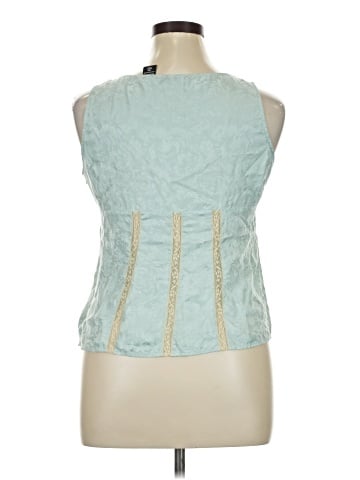 New York & Company Sleeveless Silk Top (view 2)