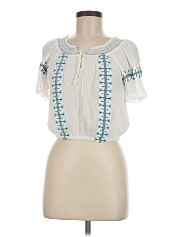 Goa Beachwear By Japna Short Sleeve Blouse (view 1)