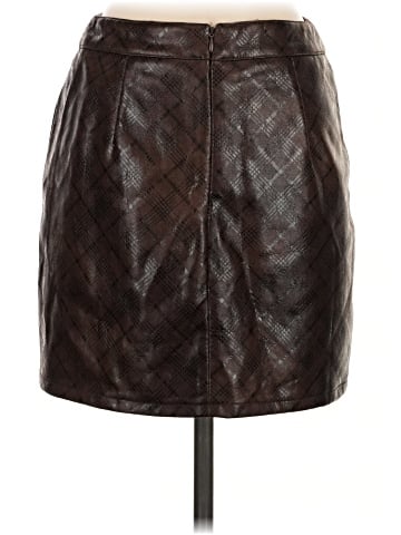 Le Lis Faux Leather Skirt (view 2)