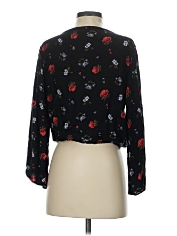 American Eagle Outfitters Long Sleeve Blouse (view 2)