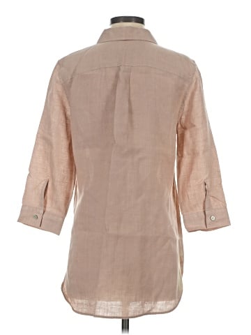 Chico's 3/4 Sleeve Button-Down Shirt (view 2)