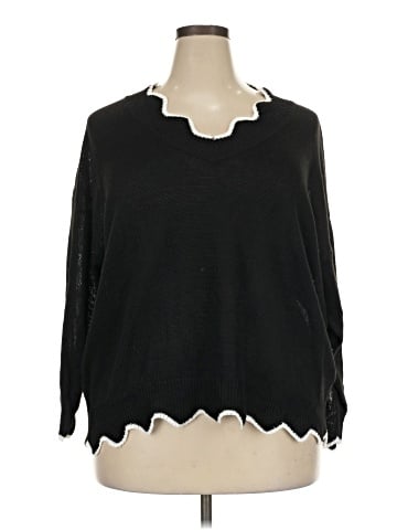 Shein Curve Pullover Sweater (view 1)