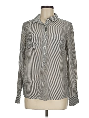 J.Crew Collection Long Sleeve Silk Top (view 1)