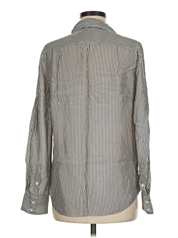 J.Crew Collection Long Sleeve Silk Top (view 2)