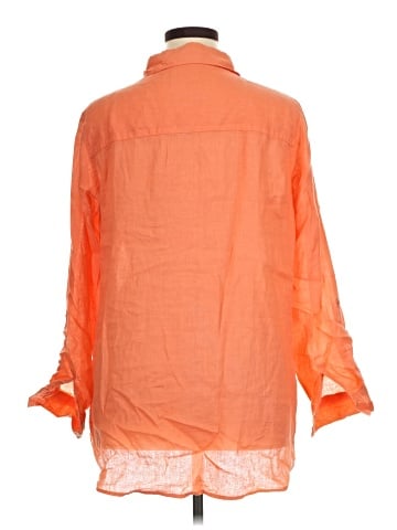 Sigrid Olsen 3/4 Sleeve Button-Down Shirt (view 2)