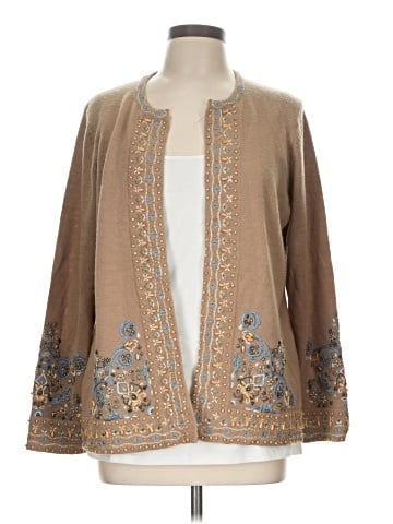 Oscar by Oscar De La Renta Wool Cardigan (view 1)