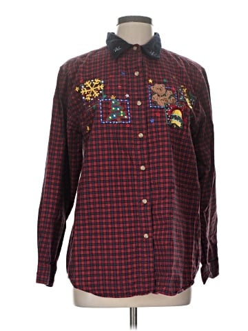 Bobbie Brooks Long Sleeve Button-Down Shirt (view 1)