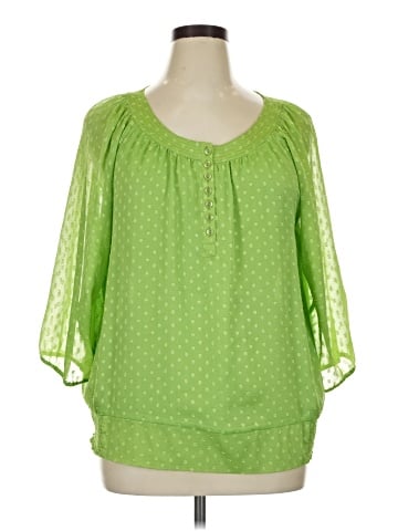 DressBarn 3/4 Sleeve T-Shirt (view 1)