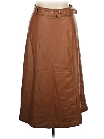 Ann Taylor Faux Leather Skirt (view 1)