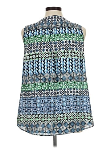 Roz & Ali Sleeveless Blouse (view 2)