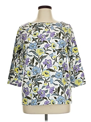 Talbots 3/4 Sleeve T-Shirt (view 1)