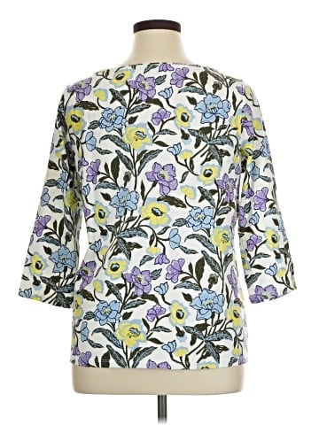 Talbots 3/4 Sleeve T-Shirt (view 2)