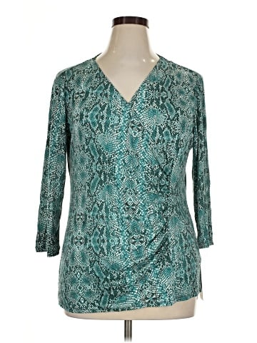 Dana Buchman 3/4 Sleeve Blouse (view 1)