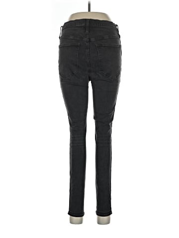 Madewell 10" High-Rise Skinny Jeans in Black Frost (view 2)