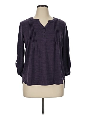 Notations 3/4 Sleeve Blouse (view 1)