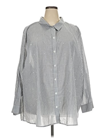 Catherines Long Sleeve Button-Down Shirt (view 1)