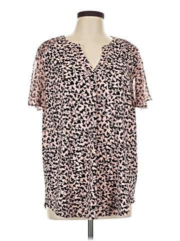 Roz & Ali Short Sleeve Blouse (view 1)