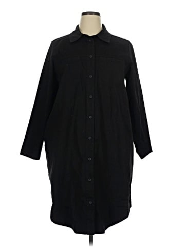 Universal Standard 3/4 Sleeve Button-Down Shirt (view 1)