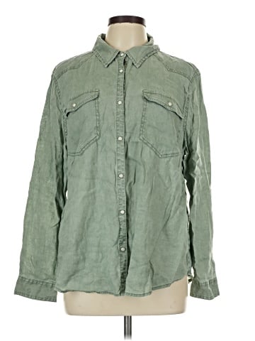 Sundance Long Sleeve Button-Down Shirt (view 1)