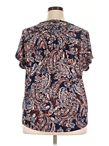 Jones New York Signature Short Sleeve Blouse (view 2)