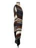Sofia by Sofia Vergara Stripes Brown Cocktail Dress Size S - photo 4