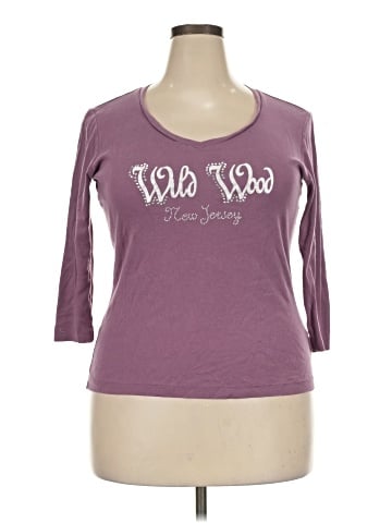 Eddie Bauer 3/4 Sleeve T-Shirt (view 1)