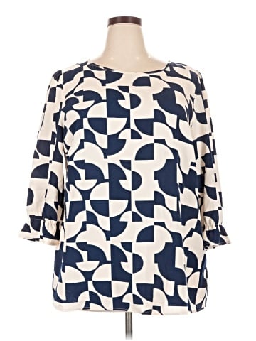 BLOOMCHIC 3/4 Sleeve Blouse (view 1)