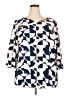 BLOOMCHIC Blue 3/4 Sleeve Blouse Size 18 - 20 - photo 1