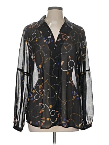 CAbi 3/4 Sleeve Blouse (view 1)