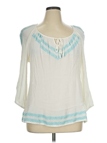 Urban Mangoz 3/4 Sleeve Blouse (view 1)