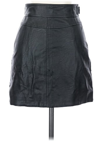 Topshop Faux Leather Skirt (view 2)