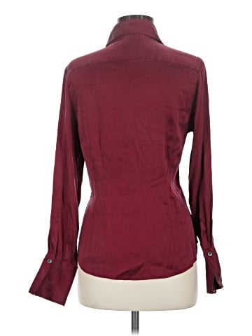 The Limited Long Sleeve Silk Top (view 2)