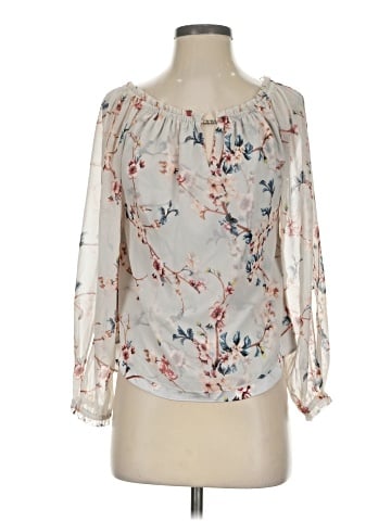 White House Black Market 3/4 Sleeve Blouse (view 1)