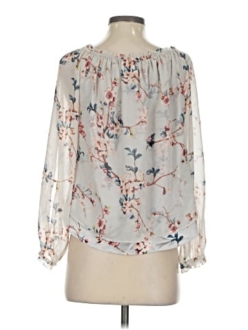 White House Black Market 3/4 Sleeve Blouse (view 2)
