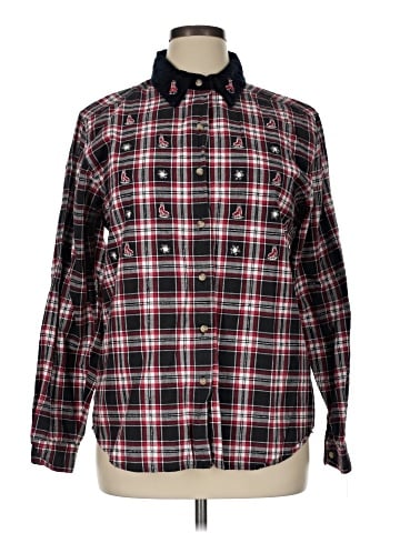 Bobbie Brooks Long Sleeve Button-Down Shirt (view 1)
