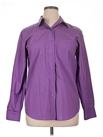 Foxcroft Long Sleeve Button-Down Shirt (view 1)