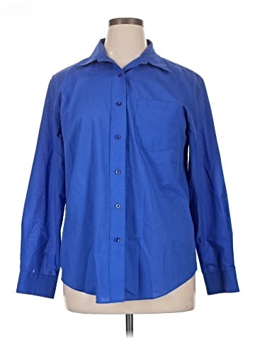 Foxcroft Long Sleeve Button-Down Shirt (view 1)