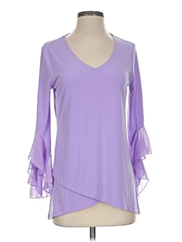 Susan Graver 3/4 Sleeve Blouse (view 1)