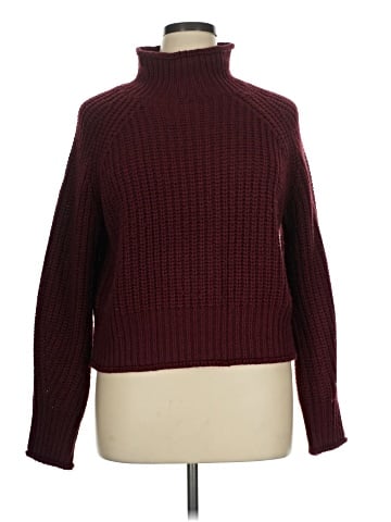 Aqua Turtleneck Sweater (view 1)