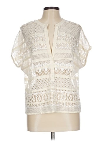 BCBGMAXAZRIA Short Sleeve Blouse (view 1)