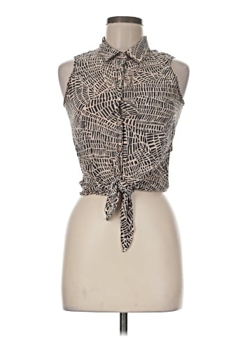 Rubbish Sleeveless Button-Down Shirt (view 1)