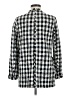 Zara Basic 100% Acetate Checkered-gingham Ivory Blazer Size M - photo 2