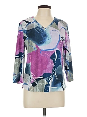 Chico's 3/4 Sleeve T-Shirt (view 1)