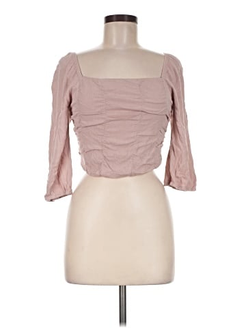 LA Hearts 3/4 Sleeve Top (view 1)