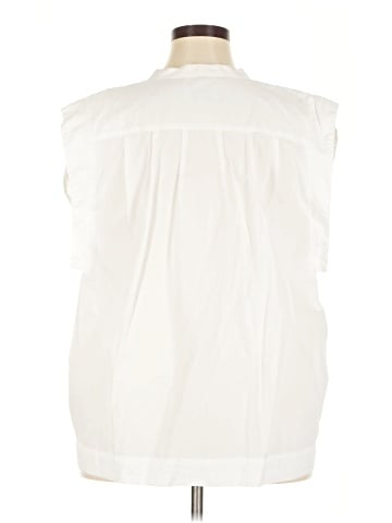 Banana Republic Factory Store Sleeveless Button-Down Shirt (view 2)