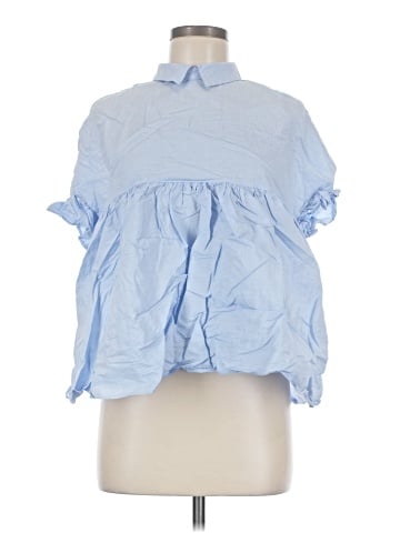 Trafaluc by Zara Short Sleeve Blouse (view 1)
