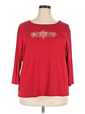 Karen Scott 3/4 Sleeve T-Shirt (view 1)