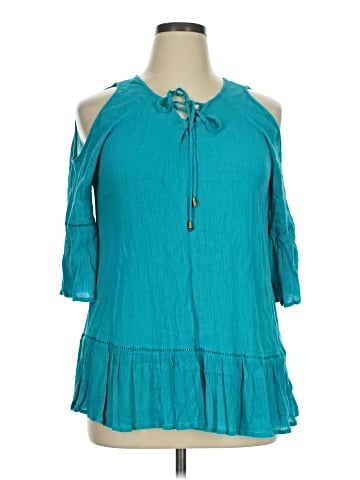 New Directions 3/4 Sleeve Blouse (view 1)